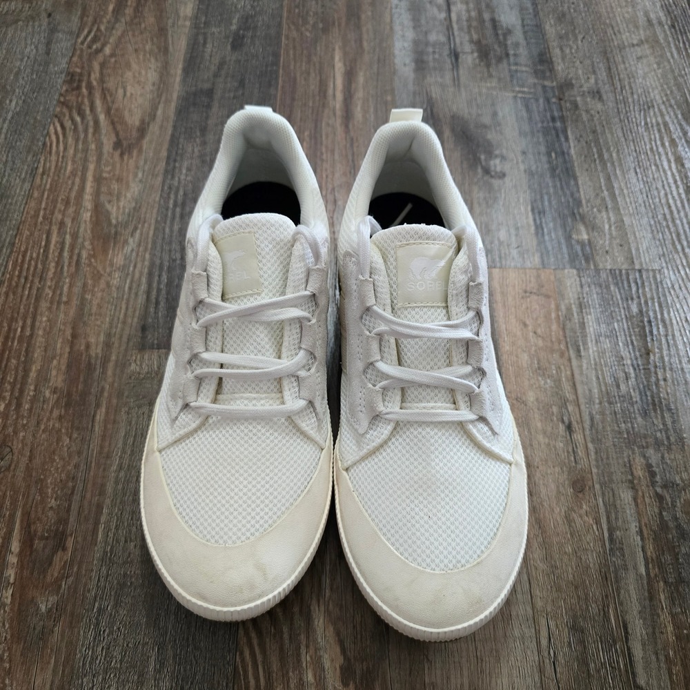 Sorel Out N About III Low Waterproof Womens 10.5 Sea Salt Sneakers NL4860-125
